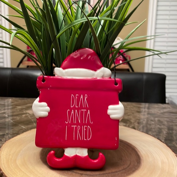 Rae Dunn Dear Santa, I Tried wall hanging - Picture 1 of 1